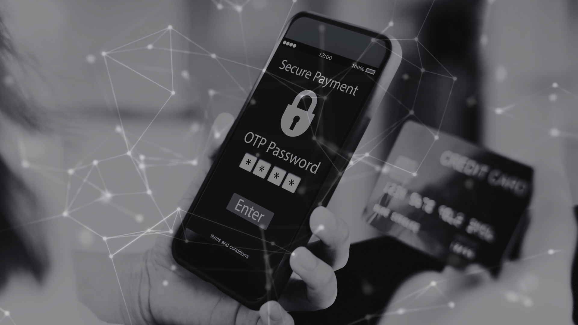 mobile with security pin on screen